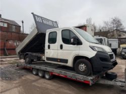 **(ONLY 78 K MILEAGE)** 2020 PEUGEOT BOXER 335 L3 BLUEHDI 2.2L DIESEL MANUAL CHASSIS CAB WHITE
