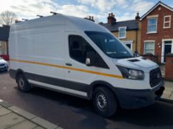 **(ONLY 102K MILEAGE)** 2019 FORD TRANSIT 350 L3H3 1996CC DIESEL MANUAL PANEL VAN IN WHITE