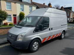 **(ONLY 49K MILEAGE)** 2012 (12 REG) FORD TRANSIT T350 155BHP RWD L2H2 MWB HIGH ROOF WORKSHOP VAN