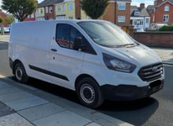 **(ONLY 79K MILEAGE)** 2021 FORD TRANSIT CUSTOM 300LEADER EBLUE DIESEL >>--NO VAT ON HAMMER--<<