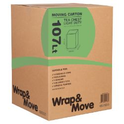 220 (1 FULL PALLET) X EXTRA LARGE MOVING BOXES 107LT CAPACITY, NEW UNUSED, RRP £990