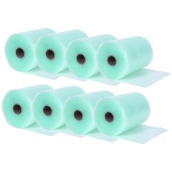8 X BUBBLE WRAP 25M ROLL, 375MM WIDE, 10MM BUBBLE SIZE - RRP £96