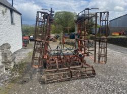 KONGSKILDE TRIPLE K VIBROMASTER 6M SPRINGTYNE LEVELER ROLLER TRACTOR MOUNTED