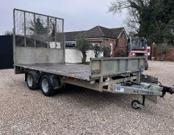 IFOR WILLIAMS LM126G FLATBED TRAILER 12FT X 6.6FT – 3500KG GVW – 2017