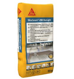 10 X SIKACERAM -621 FLOWFIX LIGHT GREY 15KG