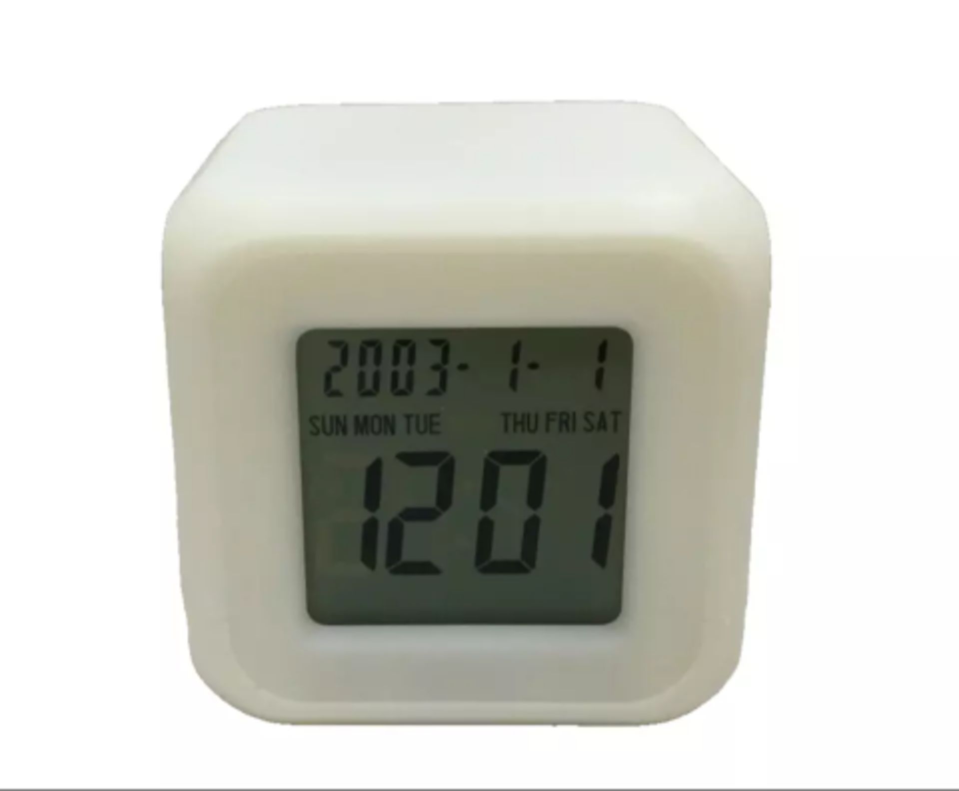 X400 FESTIVE COLOUR CHANGING ALARM CLOCKS - BATTERY-POWERED, PERFECT CHRISTMAS GIFT - Image 2 of 2