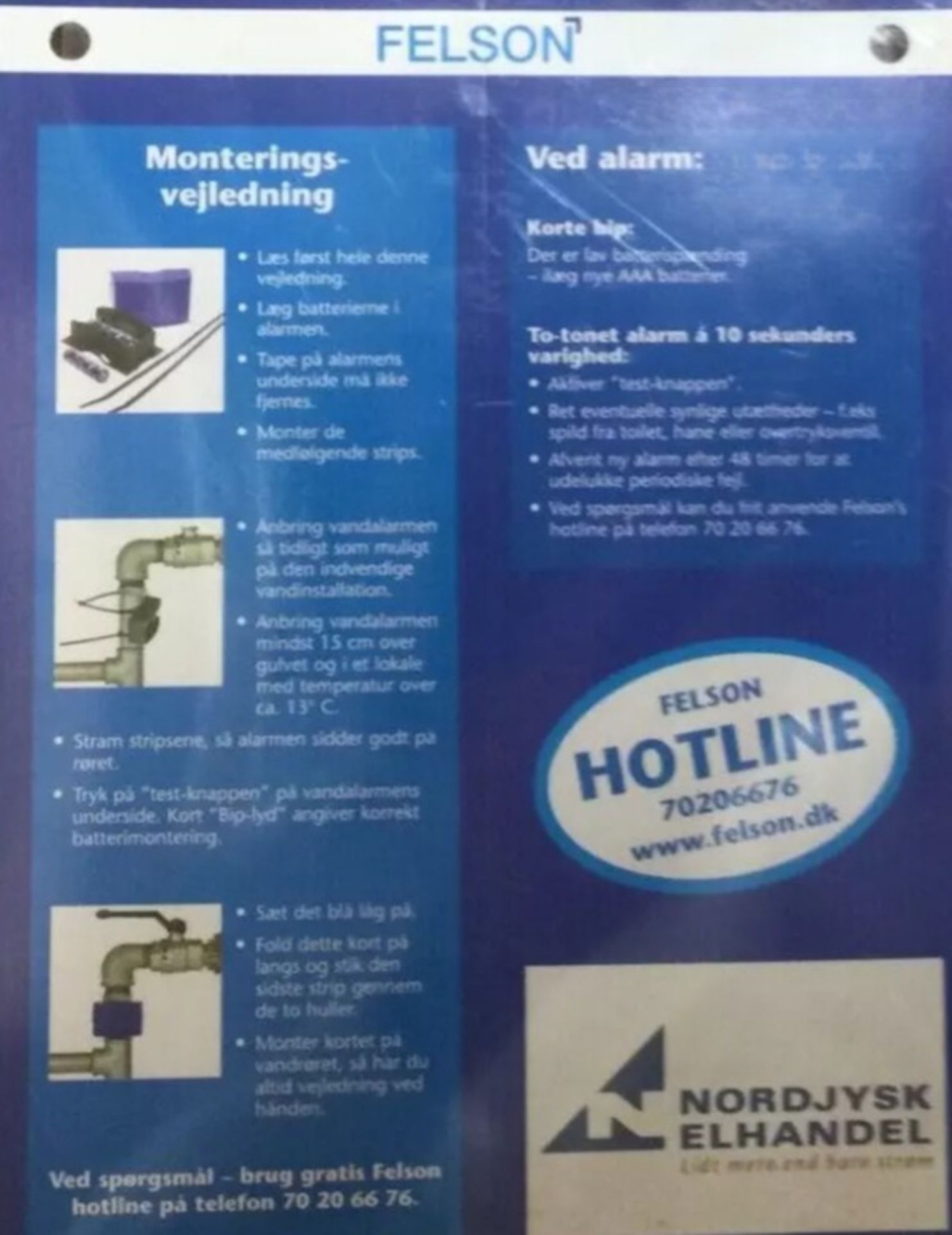 30-PACK FELSON WATER ALARM - PREVENT EXPENSIVE DAMAGE WITH EARLY DETECTION - Image 2 of 2