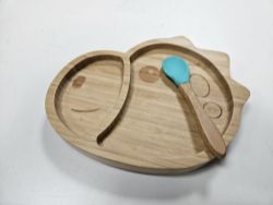 CHILDRENS BAMBOO SUCTION PLATE, - RRP £12.99 EACH (31 IN TOTAL)