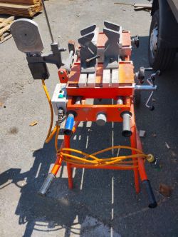 RITMO PRISMA 125 SOCKET FUSION ELECTRO WELDING MACHINE ON TROLLEY - USED FULLY WORKING