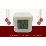 X400 FESTIVE COLOUR CHANGING ALARM CLOCKS - BATTERY-POWERED, PERFECT CHRISTMAS GIFT