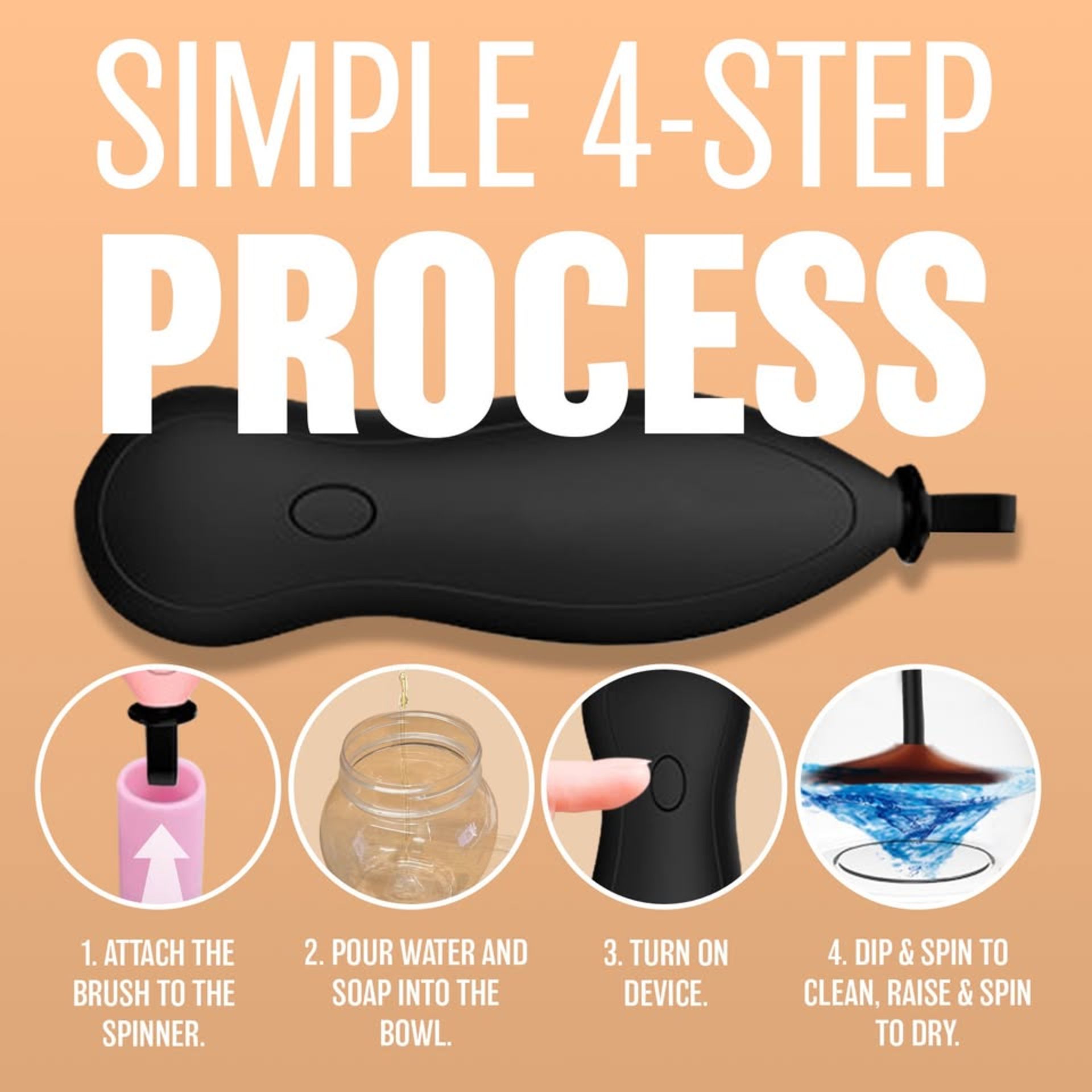 50 X ELECTRIC MAKE UP BRUSH CLEANER WITH ACCESSORIES 3 COLOURS - RRP £500 - Image 5 of 8