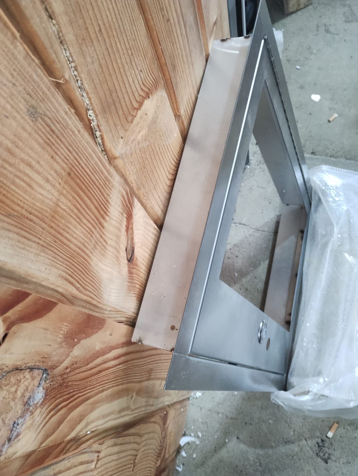 HYDROTECH - DRY RISER INLET VERTICAL CABINET - LOCKABLE - STAINLESS STEEL - NO GLASS - NEW - Image 3 of 7