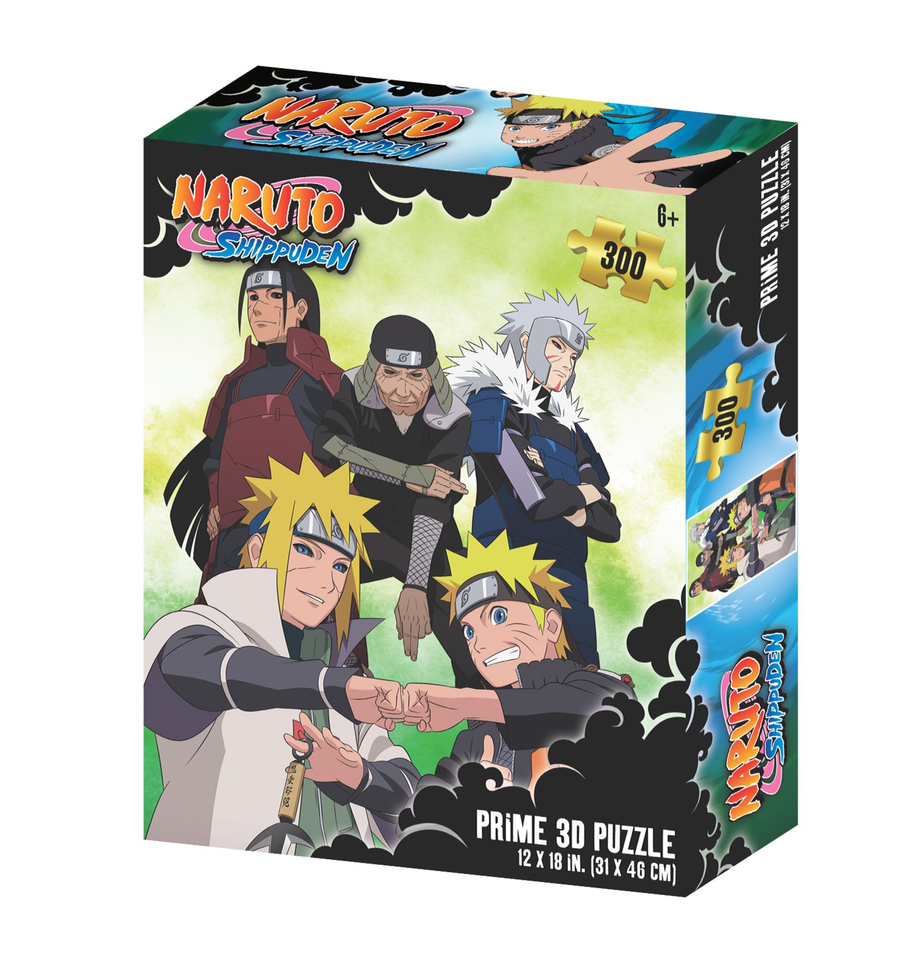 NARUTO - WARRIORS OF THE HIDDEN LEAF PRIME 3D 300PC PUZZLE - Image 2 of 3
