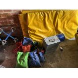 BOUNCY CASTLE JOBLOT 1.5HP BLOWER SAND BAGS MATS CASTLE BARROW