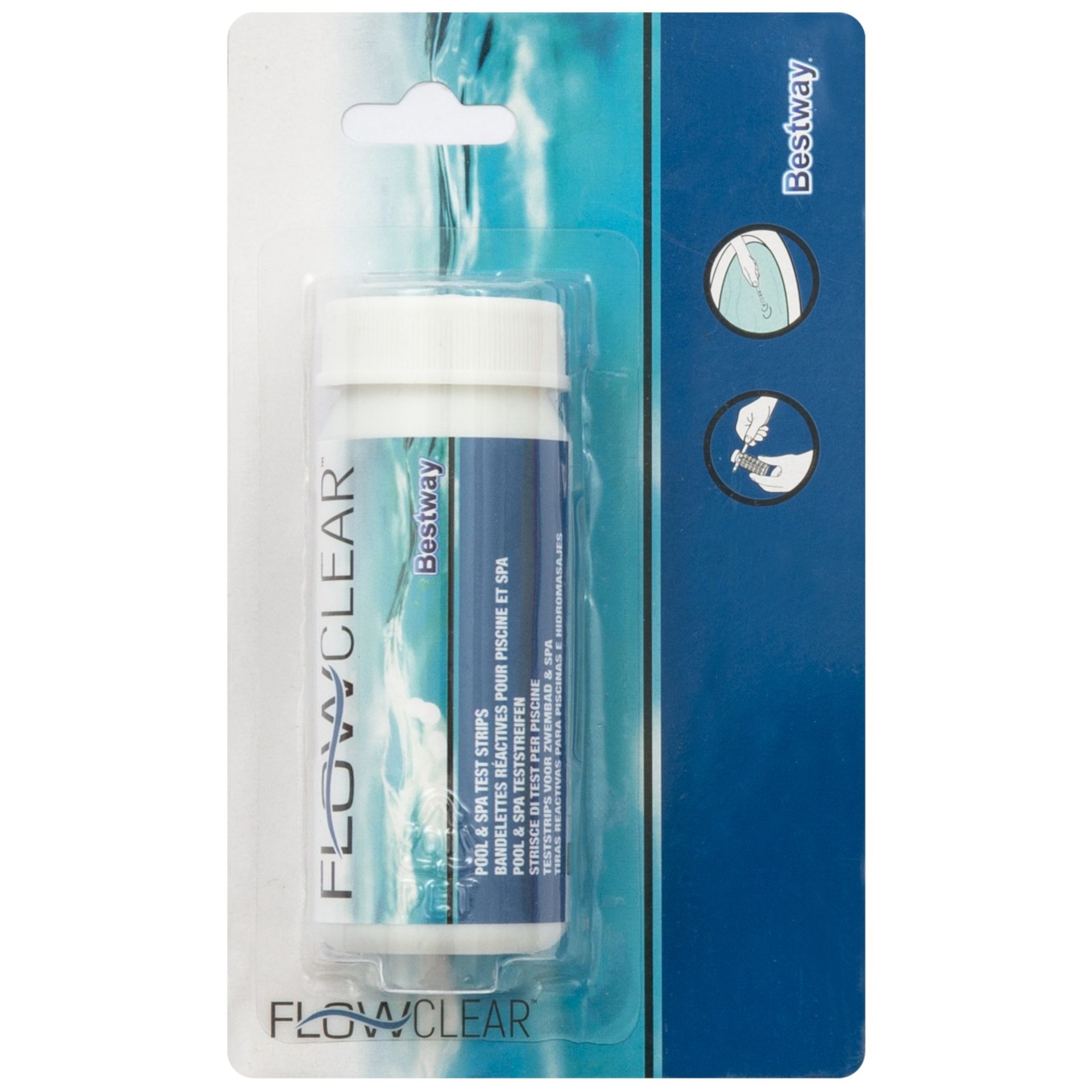 75 X BESTWAY FLOW CLEAR LAYZ SPA POOL QUALITY TEST STRIPS 3 IN 1 - RRP £300 - Image 2 of 3