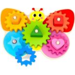 PALLET CONTAINING 560 BUTTERFLY GEAR GAME WOODEN TOY FOR TODDLERS