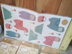 SASS & BELLE JOBLOT – 25 PCS TOTAL: 5 LITTLE LAMAR WALL STICKER PACKS & 20 SCRAPBOOKING SETS – NEW