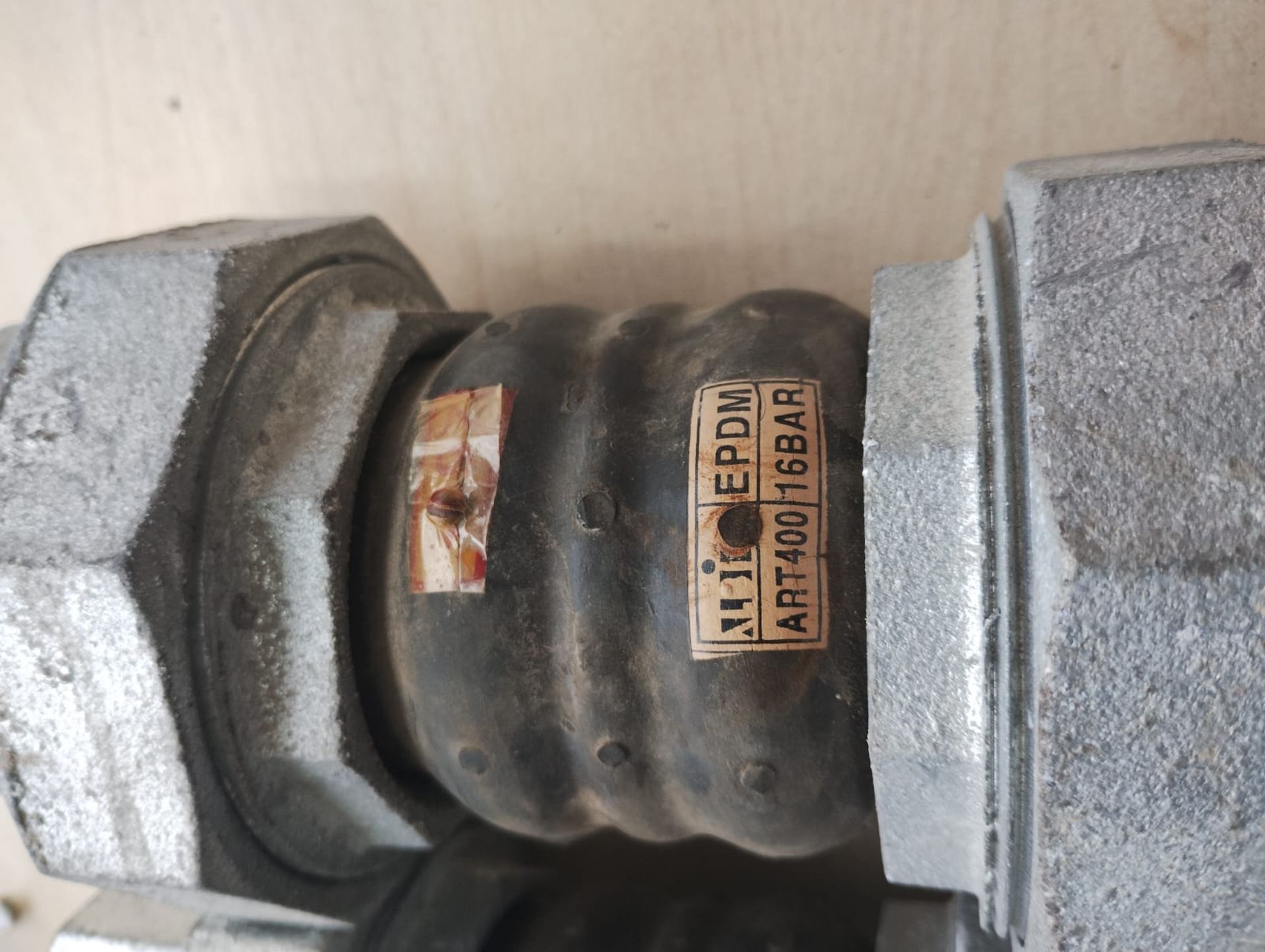 TECOFI RUBBER EXPANSION JOINT D17150/BSPT 2" 50MM EPDM 16 BAR- NEW - JOBLOT OF 3 - Image 3 of 6