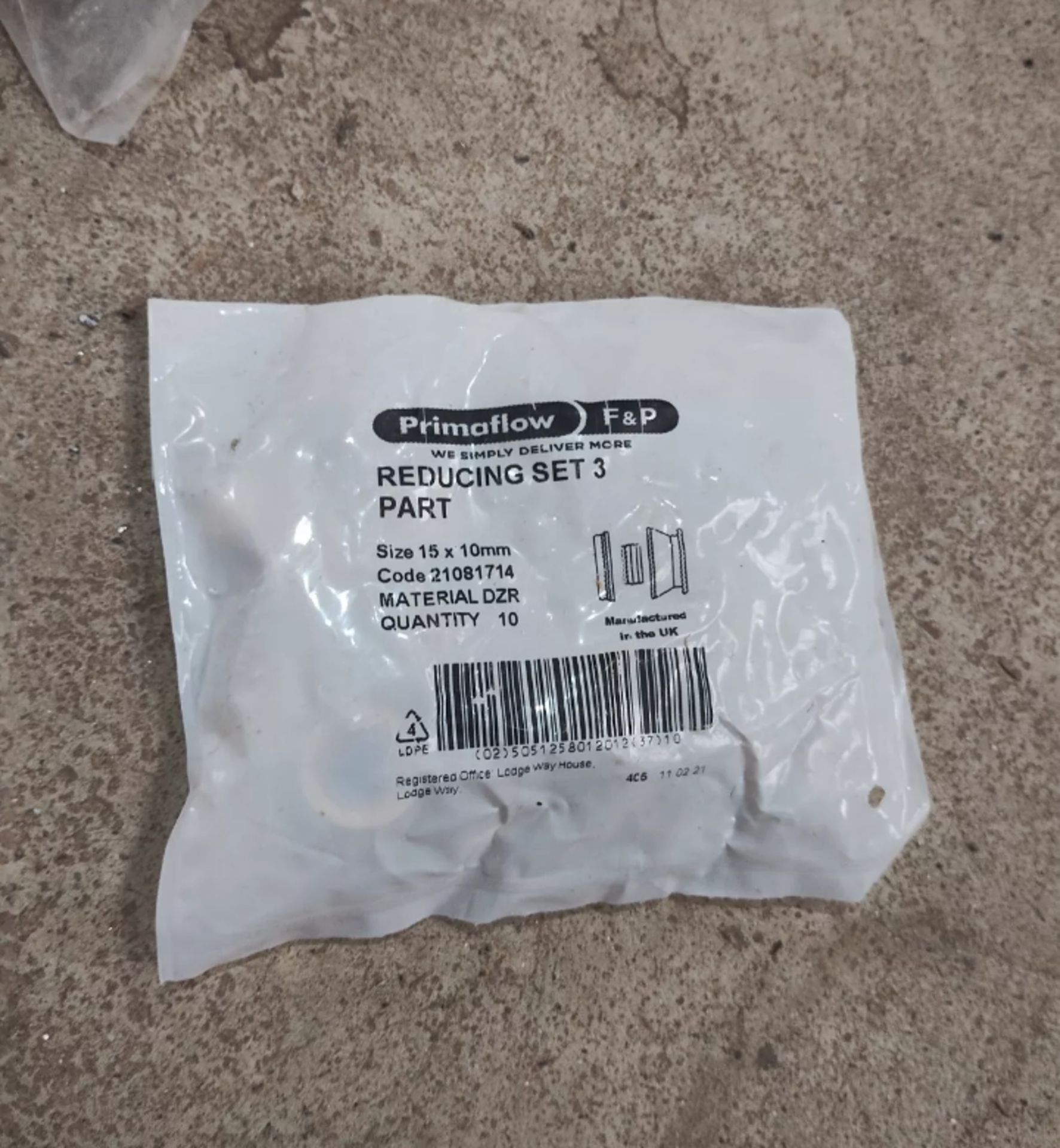 JOBLOT OF 49 PKS-PRIMAFLOW COMPRESSION REDUCING SET ( 3PART) 15 X10 MM PACK OF 10 - Image 2 of 2
