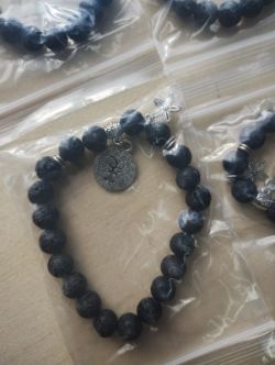 LAVA +FLOWER + TOL BEADED BRACELET JOB LOT OF 13 - BRAND NEW