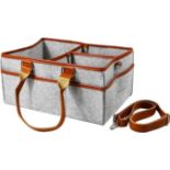BABY NAPPY CADDY ORGANISER | BROWN STRIP - 300 PCS - PRICE RRP 8.99
