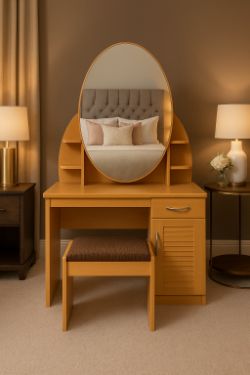 DRESSING TABLE WITH STOOL AND MIRROR BRAND NEW BOXED ITEM