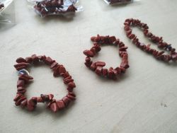 BROWN GOLDSTOWT CHRYSTAL CHIP BRACELETS - NEW IN ORIGINAL PACKAGING - JOBLOT OF 23