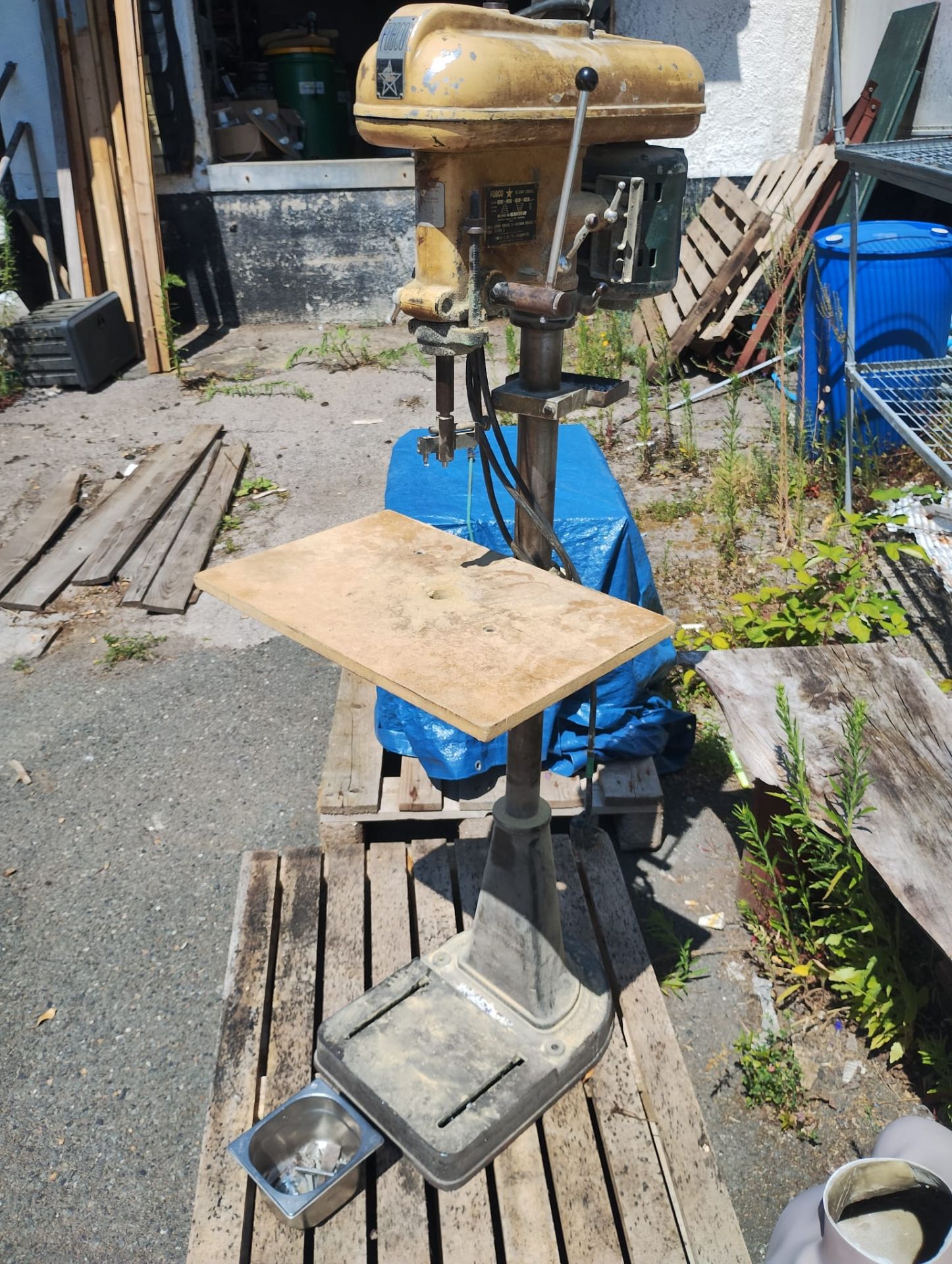 FOBCO STAR 1/2" CAP PILLAR DRILL - FREE STANDING - FULL WORKING ORDER - Image 4 of 10