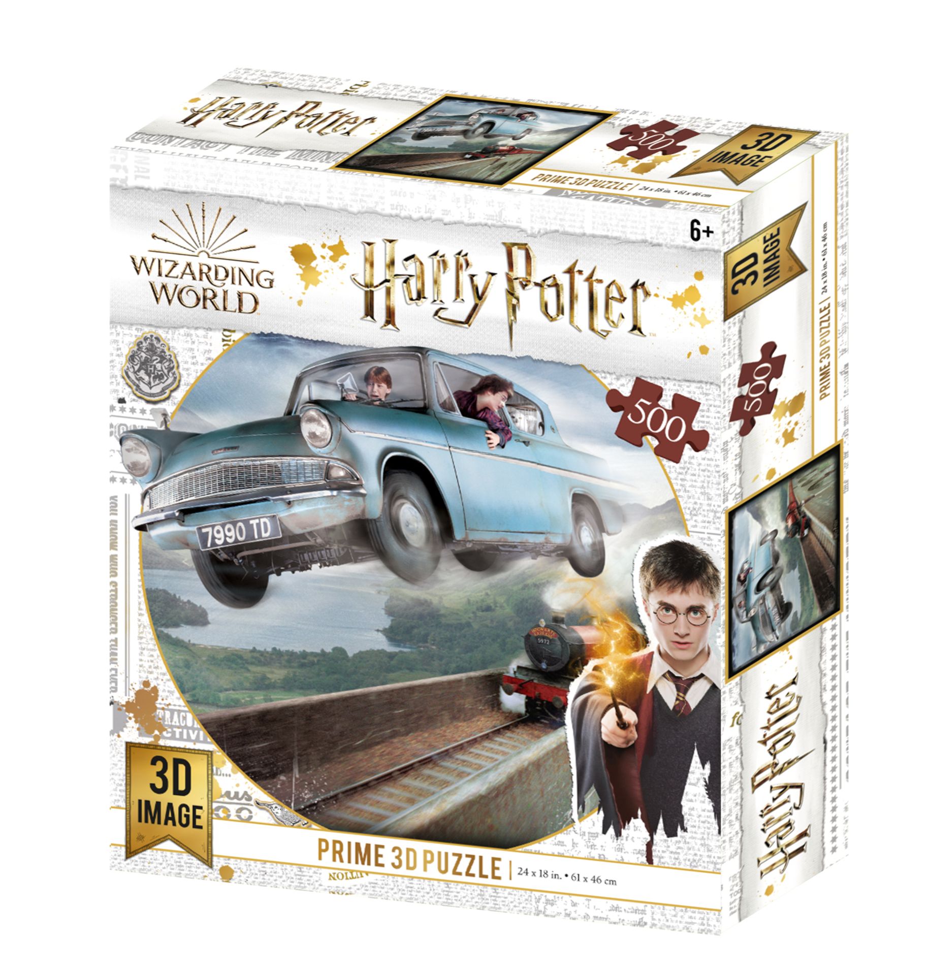 HARRY POTTER - FORD ANGLIA PRIME 3D 500PC PUZZLE - Image 3 of 4