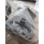 +GF+ INSTAFLEX GREY STRAIGHT COUPLER D75 (761 069 265) - JOBLOT OF 2, NEW IN ORIGINAL PACKAGING