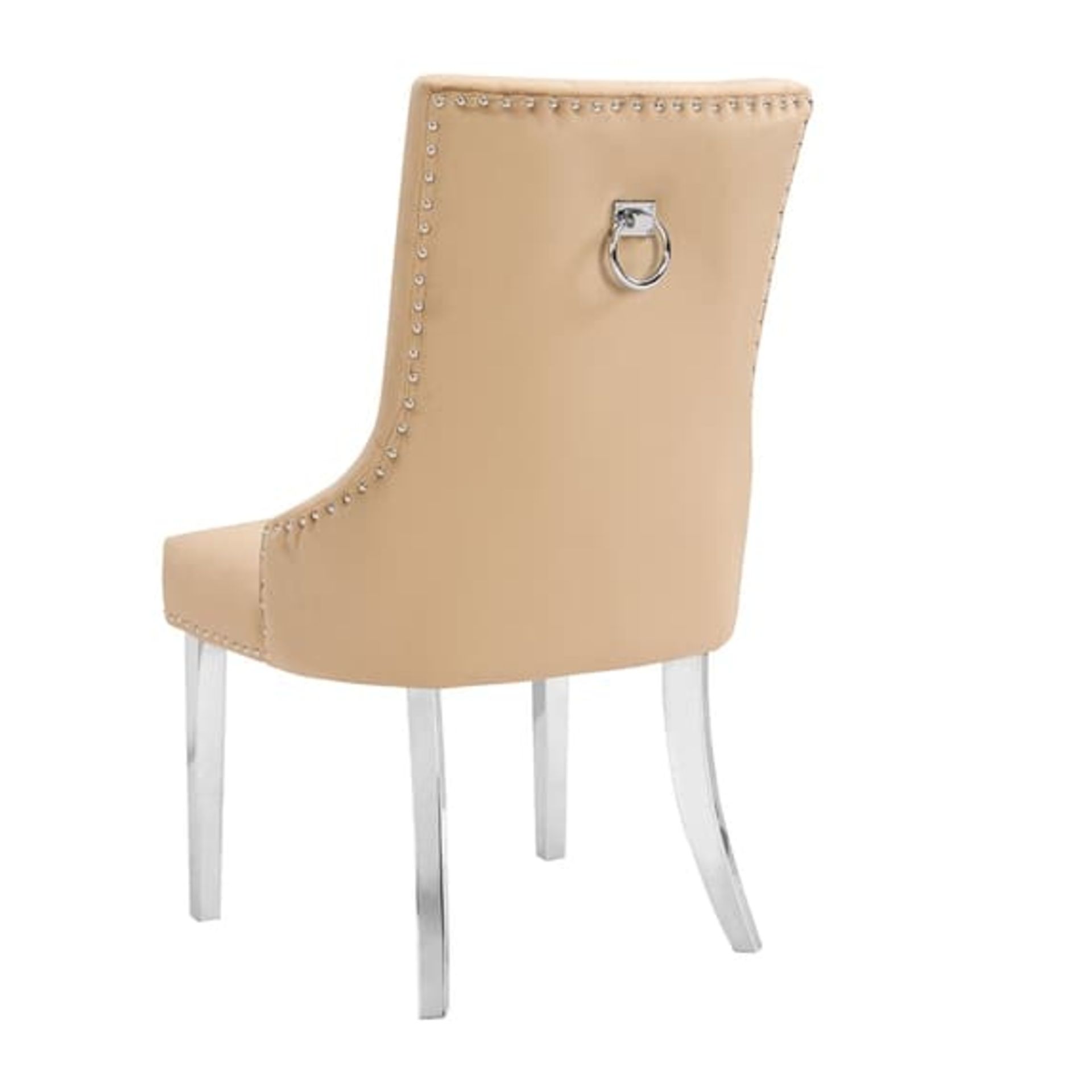 VELVET BUTTON BACK DINING CHAIR - IMPERIAL - Image 6 of 11