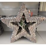 JOB LOT OF 4 RESIN STAR WITH LED LIGHTS GREAT RESALE POTENTIAL