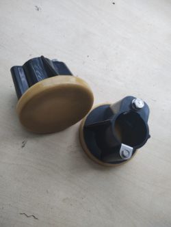 PLASICA - 43MM POOL LADDER ANCHORS - NEW