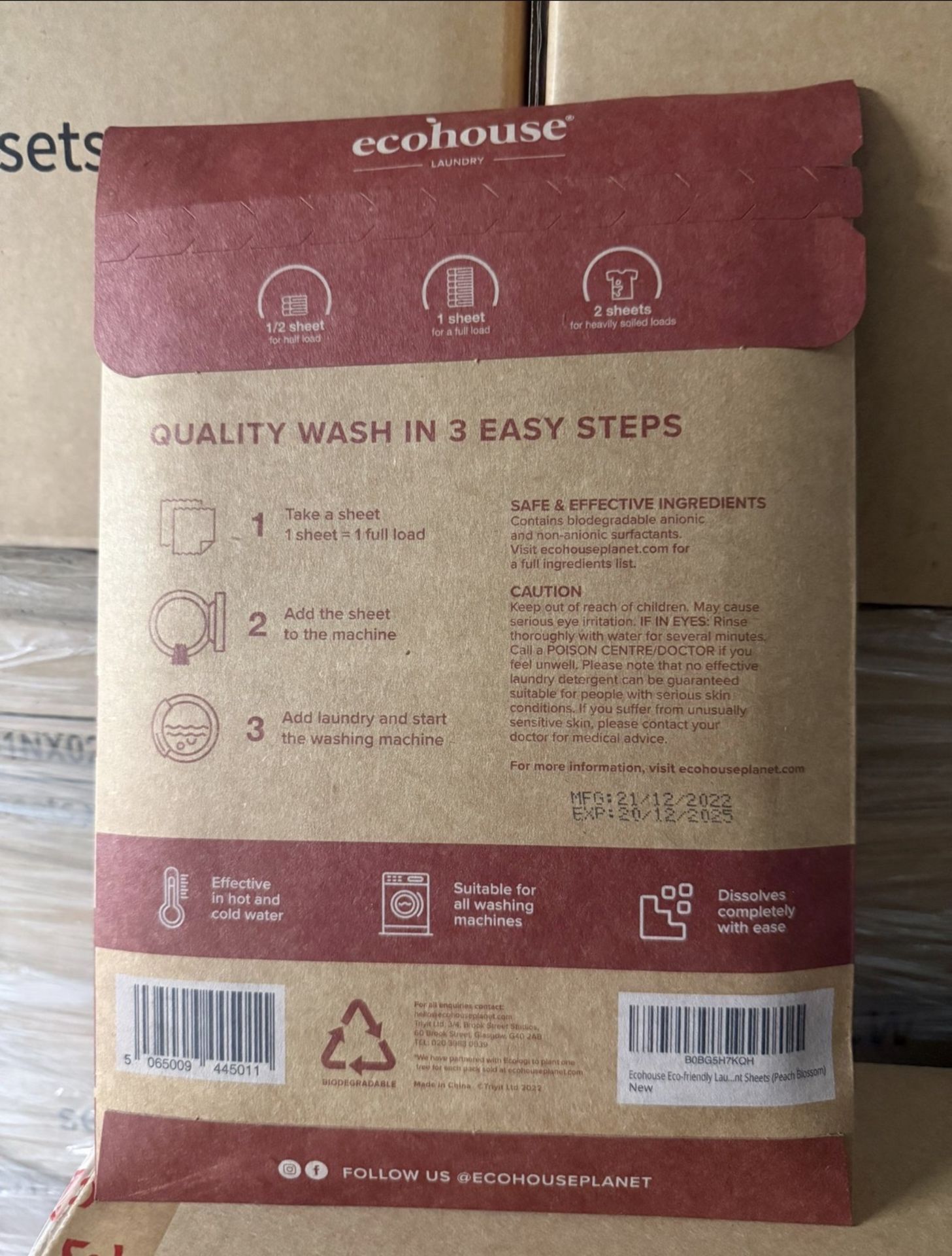 100 X 40 WASH ECOHOUSE LAUNDRY DETERGENT RRP£1199 - Image 4 of 4
