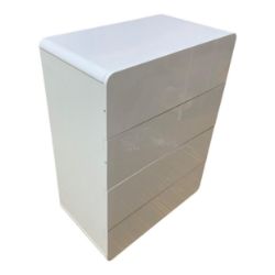 CHEST OF DRAWERS HIGH GLOSS , TOP, SIDES AND FRONT