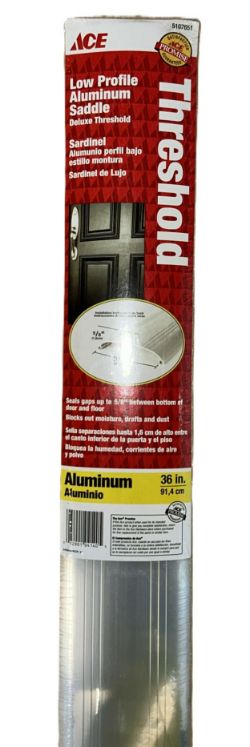 32X ACE LOW PROFILE ALUMINUM SADDLE THRESHOLD 36IN (91.4CM).