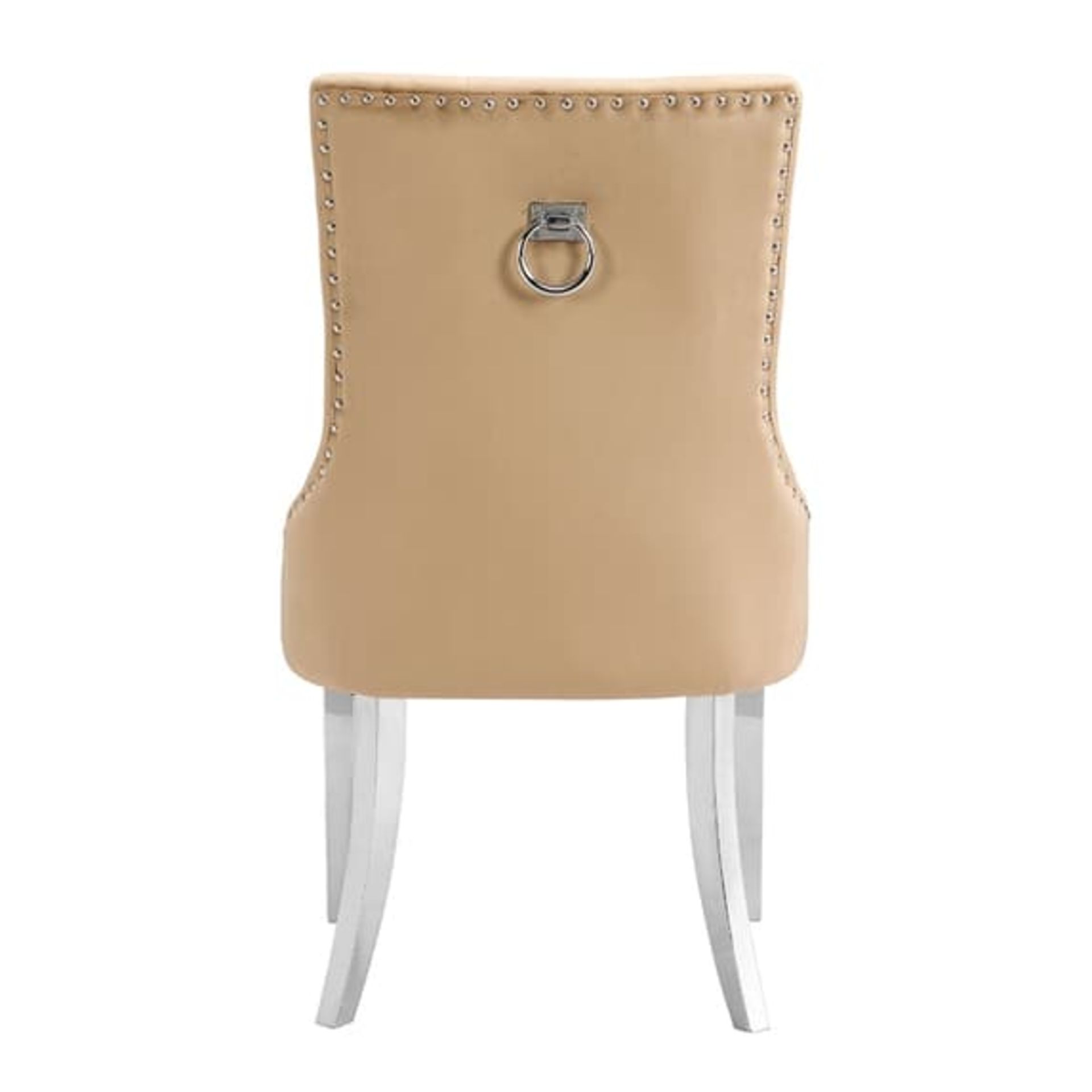 VELVET BUTTON BACK DINING CHAIR - IMPERIAL - Image 5 of 11