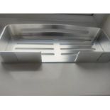 LARGE JOB LOT BATHROOM SQUARE SHELF WALL MOUNT SHOWER BASKET STORAGE RACK NEW BOX NO DRILL