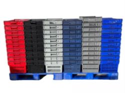 NO VAT - 5 X EXTRA DEEP BAIL ARM CRATES