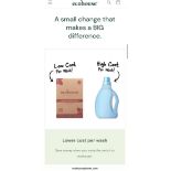 100 X 40 WASH ECOHOUSE LAUNDRY DETERGENT RRP£1199