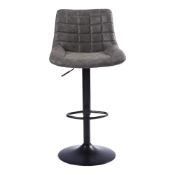 PAIR OF BAR STOOLS BRAND NEW DARK GREY