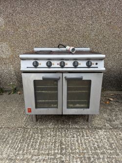 FALCON E3101 OTC 4HP ELECTRIC FOUR HOTPLATE FAN-ASSISTED OVEN RANGE SIZE: W900XD770XH890MM
