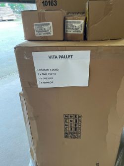 VITA OAK FINISH BEDROOM SET RRP £1200