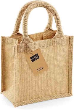 125X WESTFORD MILL JUTE PETITE GIFT BAG RRP £5.99 EACH