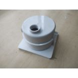 UNDERWATER LIGHT JUNCTION BOX - WHITE - NEW - 130MM SQUARE TOP X 95MM DEEP