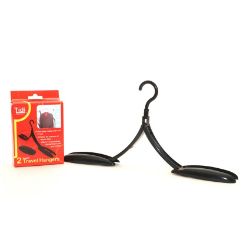 1297 BXS OF 2 - TIDI FOLDABLE TRAVEL HANGERS