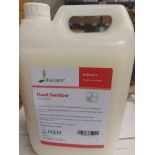 BIO DERM HAND SANITISER CARE HAND WASH ALCOHOL FREE X 4 PCS IN ONE BOX 5L