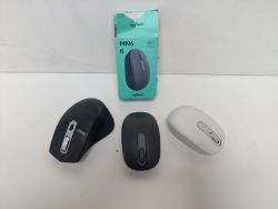 2 X LOGITECH M196 BLUETOOTH MOUSE + WIRELESS MOUSE BUNDLE