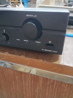 TOA A-2120DD DIGITAL 100V LINE MIXER AMPLIFIER 120W COMMERCIAL PA 3 MIC 2 AUX