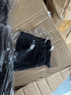 1000 INDIVIDUALLY SEALED FACE MASKS REUSABLE WASHABLE BLACK FACE MASKS